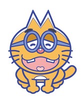 「こえだらいずR ラバーストラップコレクション」のエスパーニャンコの原案イラスト。