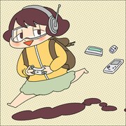 週刊ファミ通で連載する「無慈悲な8bit」のキービジュアル。(c)Saho Yamamoto