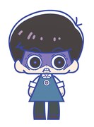 「こえだらいずR ラバーストラップコレクション」のトッティの原案イラスト。