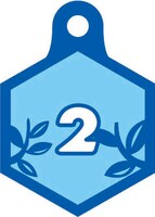 D賞「箱根学園デザインベアブリック」に付属するゼッケンナンバー入りプレート