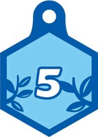 D賞「箱根学園デザインベアブリック」に付属するゼッケンナンバー入りプレート