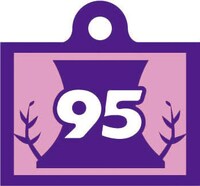 E賞「京都伏見デザインベアブリック」に付属するゼッケンナンバー入りプレート