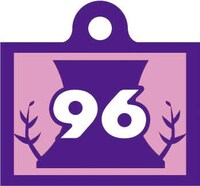 E賞「京都伏見デザインベアブリック」に付属するゼッケンナンバー入りプレート