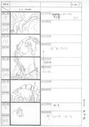 「チャージマン研！」の絵コンテ。