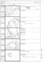 「チャージマン研！」の絵コンテ。