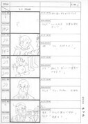 「チャージマン研！」の絵コンテ。