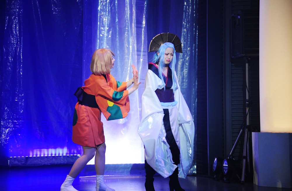舞台「神様はじめました THE MUSICAL♪2016」ゲネプロの様子。