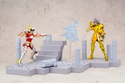 D.D.PANORAMATION「ペガサス星矢-ペガサス流星拳-」と「ジェミニサガ-教皇の間-」を組み合わせたもの。