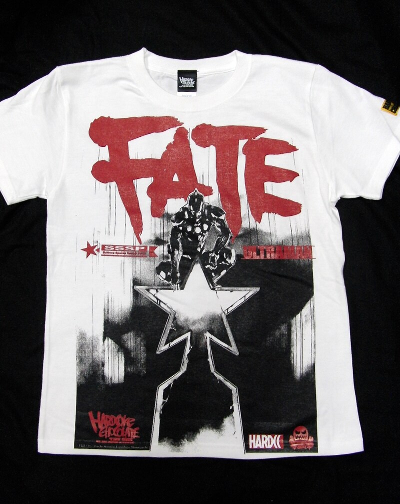 ハードコアチョコレートのTシャツ「ULTRAMAN（FATE）」。
