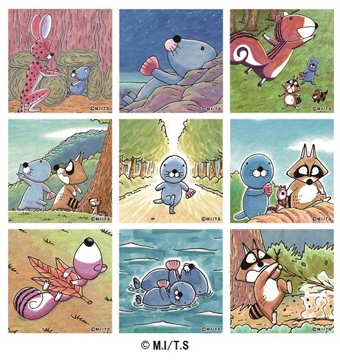 「『ぼのぼの』DECO チョコセット」コミック柄1