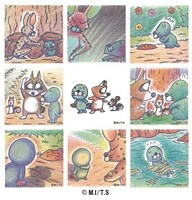 「『ぼのぼの』DECO チョコセット」コミック柄2