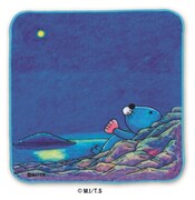 1月30日から先行販売される「ミニタオル(一人になったのだ)」。