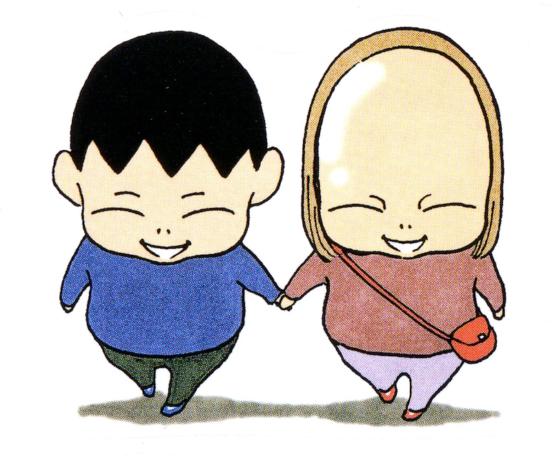 「バカ姉弟」のイラスト。