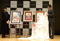 除幕式の様子。