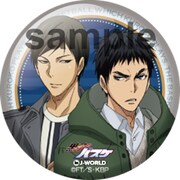 ミニゲーム「あの娘をさがせ！ ～Moriyama's side～」の景品としてもらえる缶バッジ。