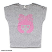 「りぼん Tシャツ グレー」