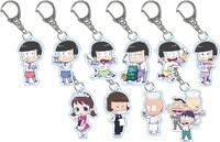 店内で販売されるトレーディングアクリルキーホルダーのラインナップ。