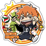 会場で販売されるアクリルキーホルダー。