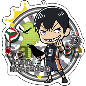 会場で販売されるアクリルキーホルダー。