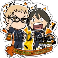 「売り切れ注意！坂ノ下商店アルバイト体験」の景品としてプレゼントされるアクリルストラップ。