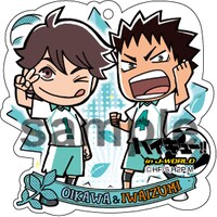 「売り切れ注意！坂ノ下商店アルバイト体験」の景品としてプレゼントされるアクリルストラップ。