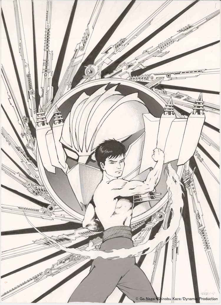 永井豪「鋼鉄ジーグ」の新作マンガが始動、「地上最強の男 竜」の風忍 