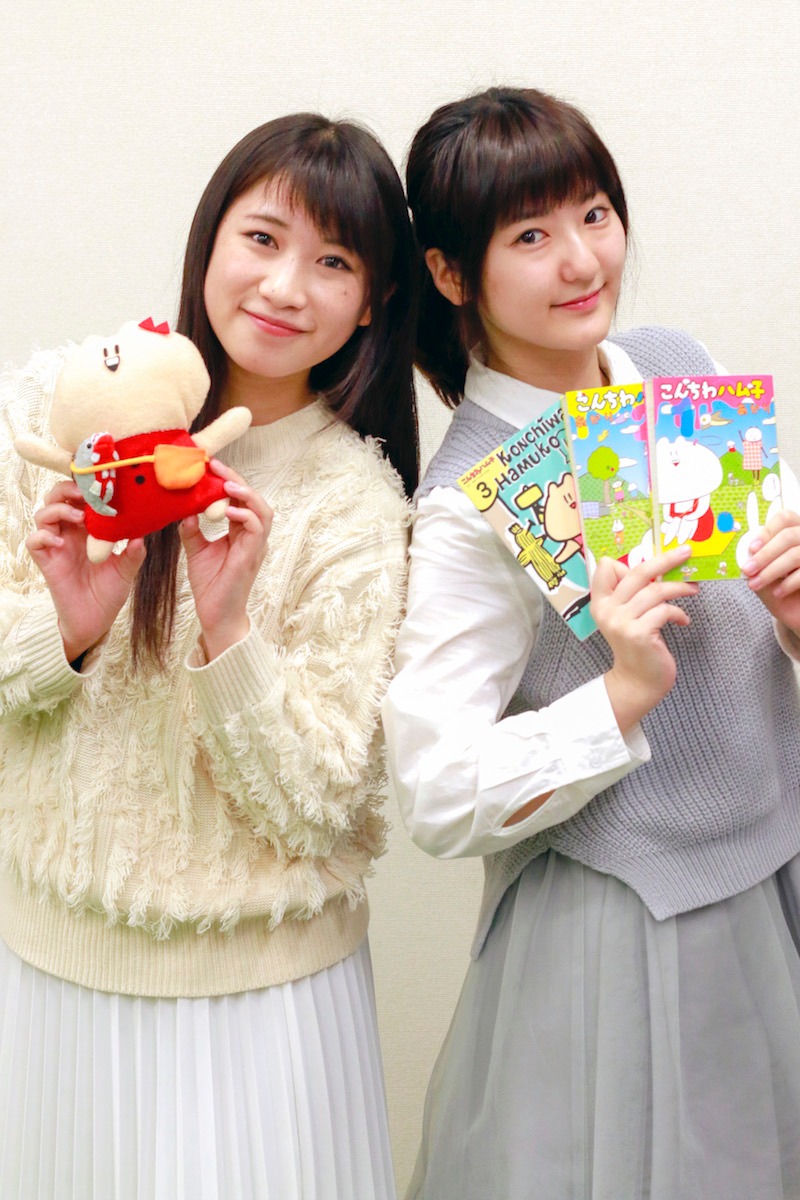 （左から）加藤一華、金城成美。