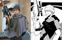 阿部力扮するレッドアイと原作のレッドアイ。