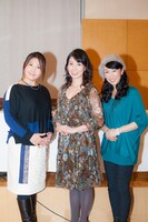 （左より）皆川純子、三石琴乃、大原さやか。撮影：木場 ヨシヒト