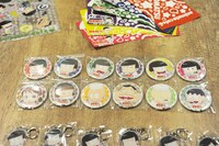 店内で販売されるグッズ。