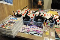 「おそ松さん」コラボカフェの店内の様子。