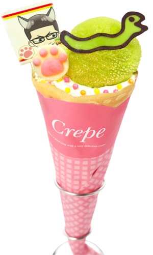 「総北高校主将・金城の『石道の蛇』クレープ」