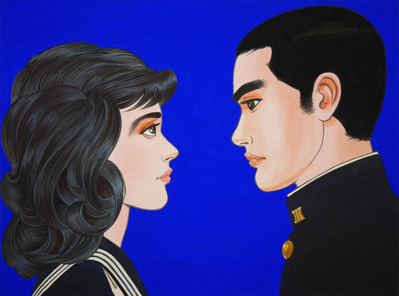 「茜と勘一」。