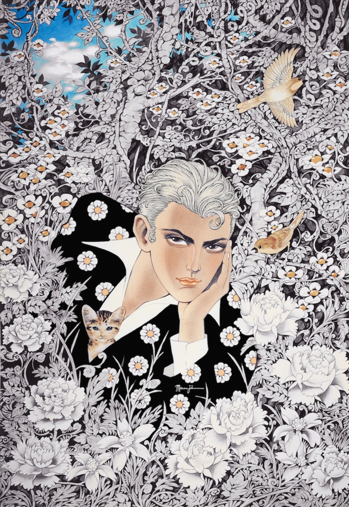 龍まんじ作「安蘭」。