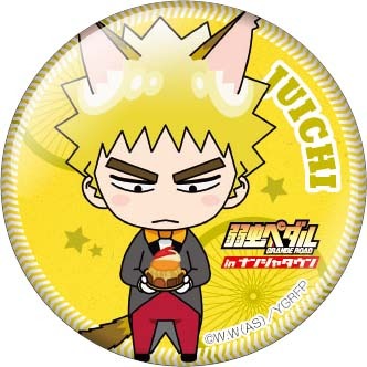 物販コーナーの缶バッジ。