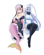 「モンスター娘のいる日常」9巻のカバーに使用される予定のイラスト。