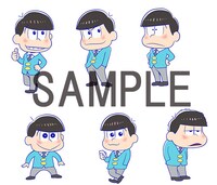 新星堂と、一部店舗を除くWonderGOOにて「おそ松さん」のDVDとBlu-rayいずれかの1巻から4巻までを購入すると「BIGトートバッグ」が進呈される。画像は使用される予定のイラスト。