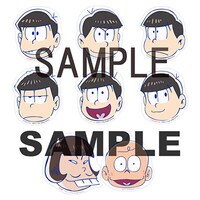 一部店舗を除くTSUTAYAにて「おそ松さん」のDVDとBlu-rayいずれかの各巻を購入すると進呈されるキャラ画ステッカー。