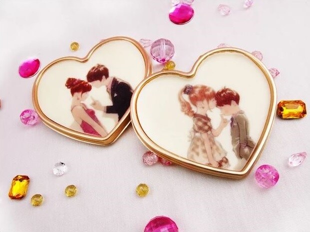 窪之内英策の原画展開催、ライブペインティングやバレンタインチョコ販売も