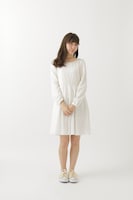 さくら柄ワンピース