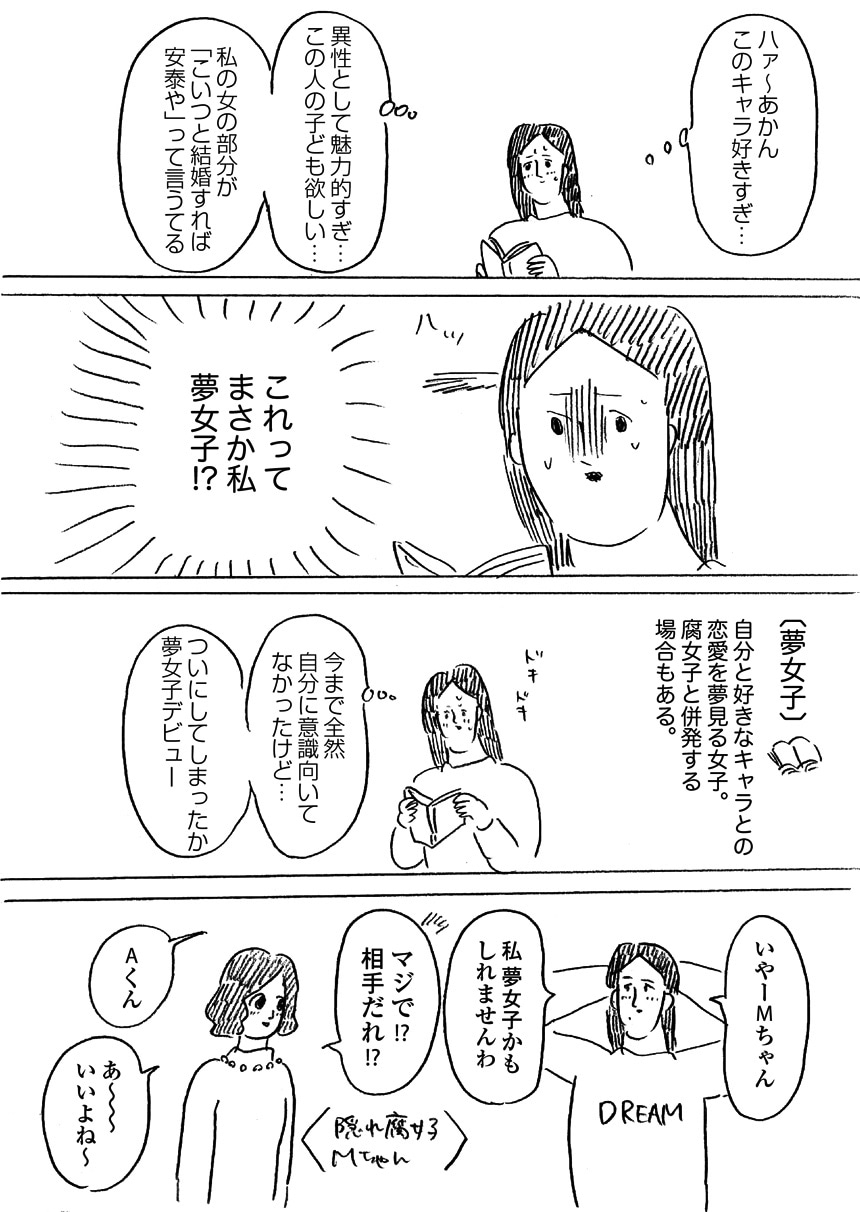 「腐女子と夢女子」より。