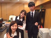 ドラマの制作風景。