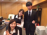 ドラマの制作風景。