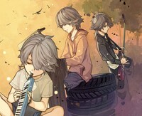 左の描き下ろしイラスト「a_piece_of_noel」。