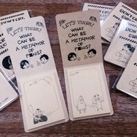 ドントクライ、ガール▼　ふせん（たえ子ver.／升田ver.）※▼はハートマーク