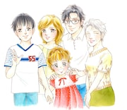 「光とともに…~自閉症児を抱えて~」完結記念特製キャンパスパネル用イラスト。