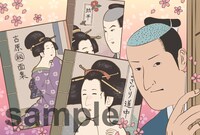 スタンプラリー「徳川さんの秘宝を探せ！」でもらえるポストカード。