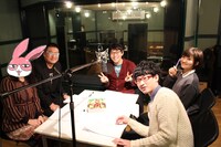 公式WEBラジオ「VOICE SESSION」の様子。