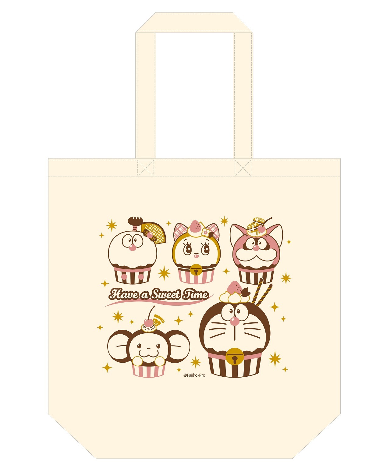 トートバッグ カップケーキ柄