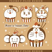 ハンドタオル カップケーキ柄